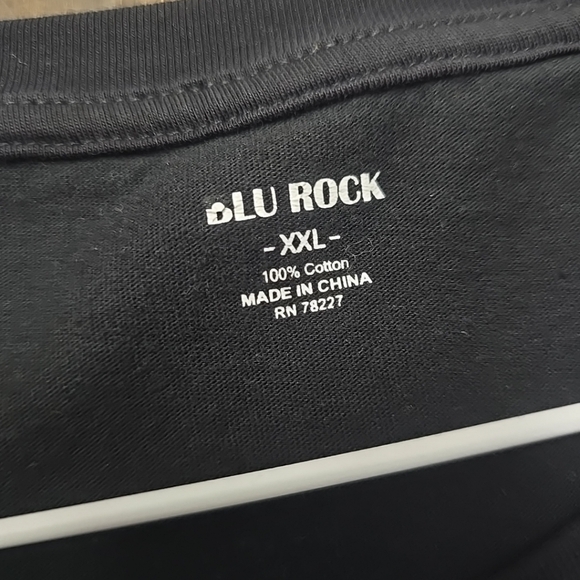 Blu Rock mens graphic tshirt sz 2xl slim - Picture 4 of 4